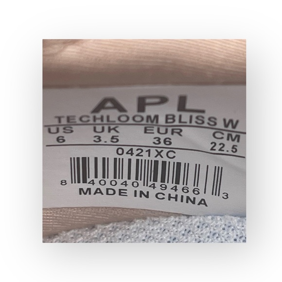 new APL 𖤐 Techloom Bliss Knit Satin Strap Running Shoe Sneakers 𖤐 Rose Nude 𖤐 - Picture 14 of 16